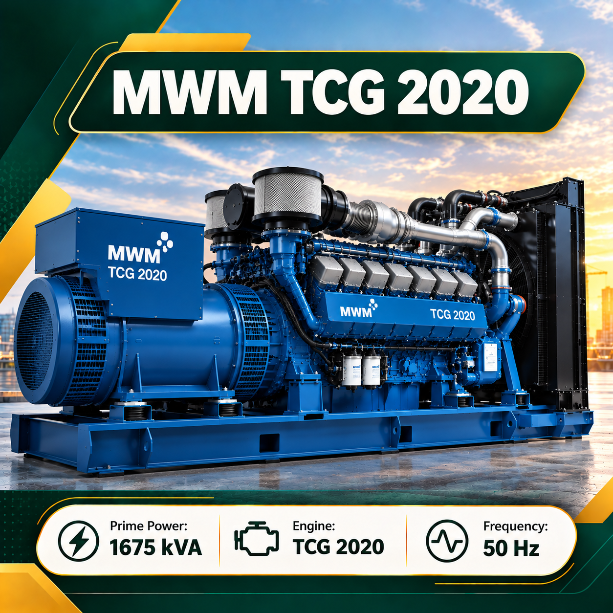 ژنراتور MWM TCG 2020
