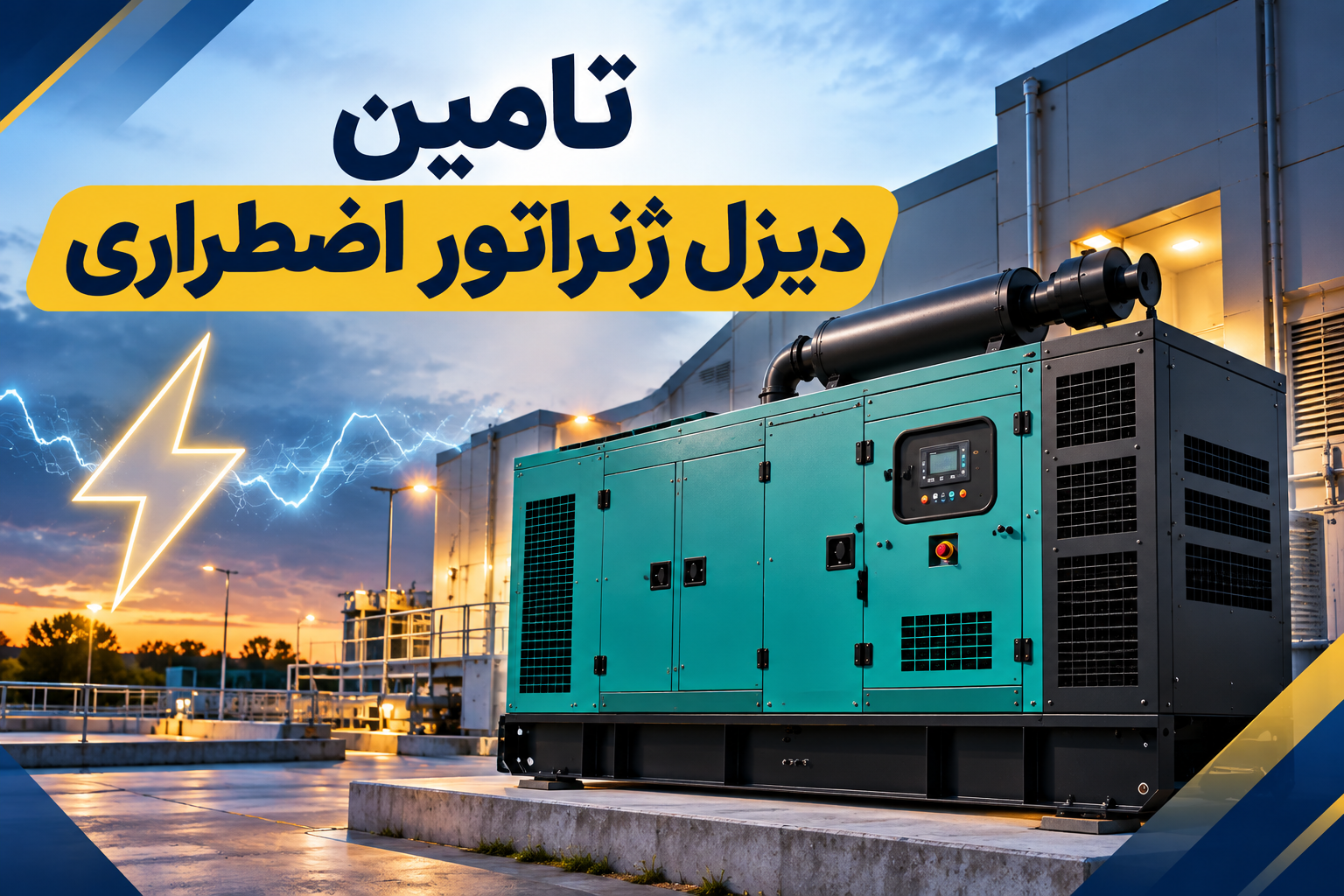 تأمین دیزل ژنراتور اضطراری